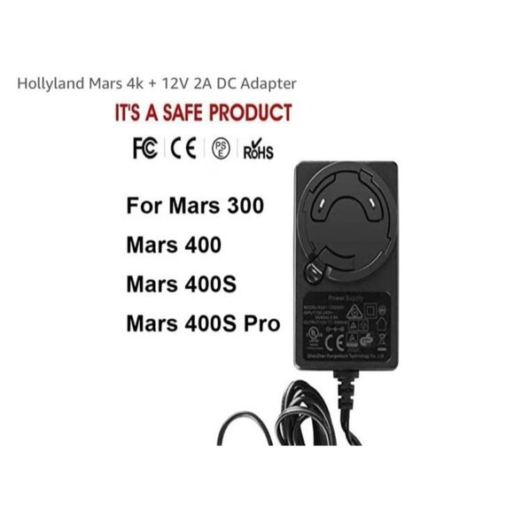 Hollyland DC Power Adapter Charger for Mars 300 400S 400S Pro 4K Unit Original - Picture 2 of 7